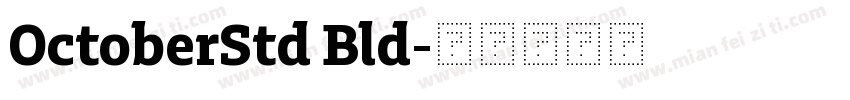 OctoberStd Bld字体转换